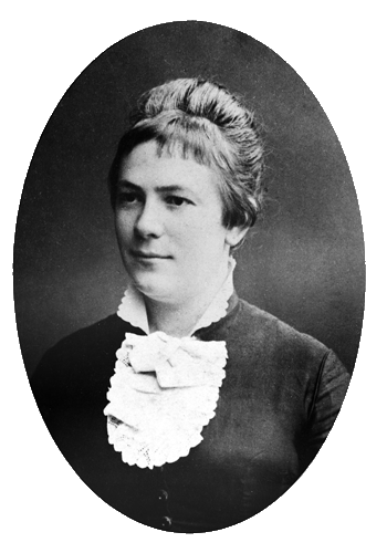 Porträt von der jungen Clara Zetkin ca 1878